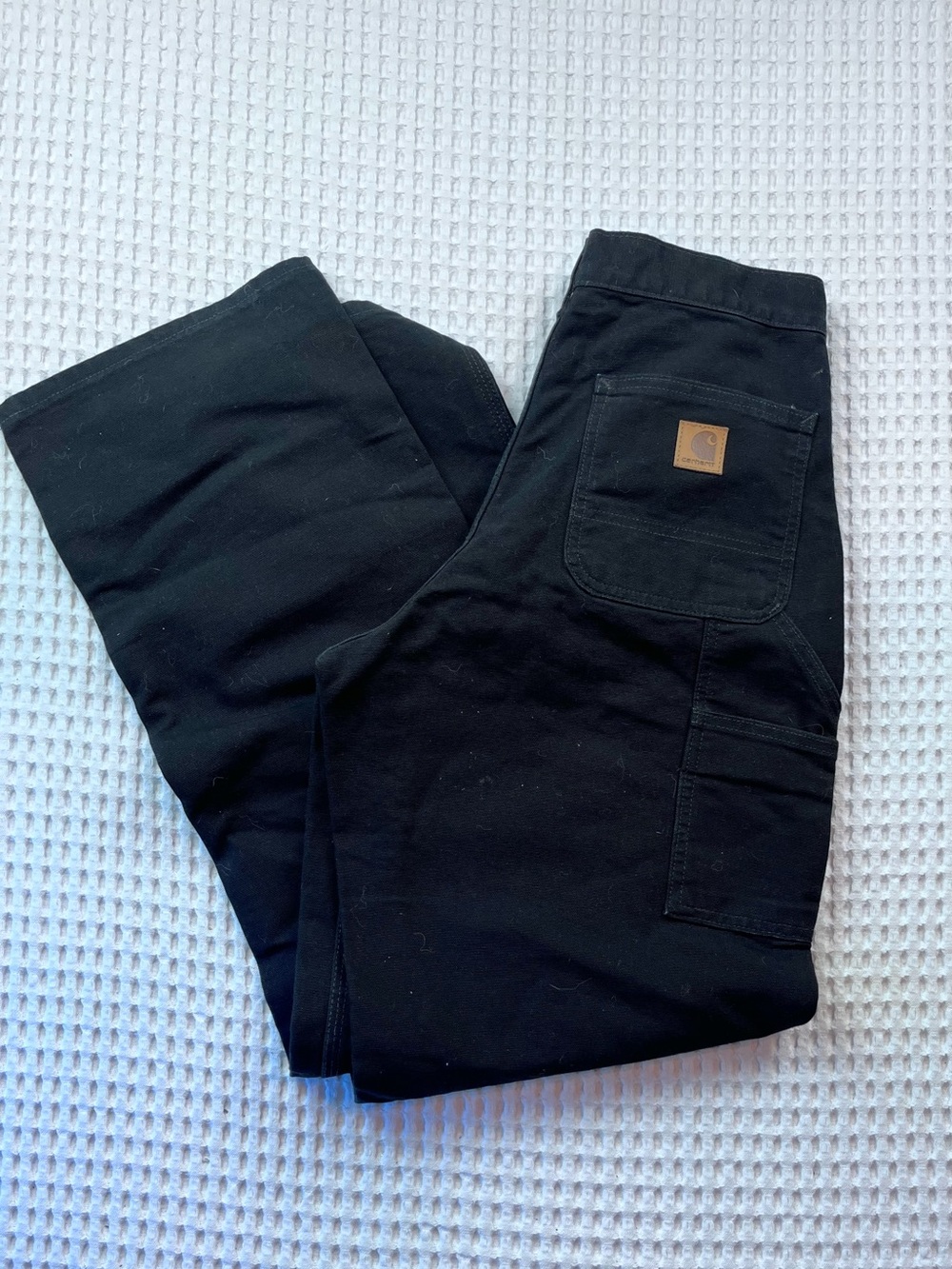 Carhartt B11 Washed Duck Work Dungaree Pants NWT Black 30x32